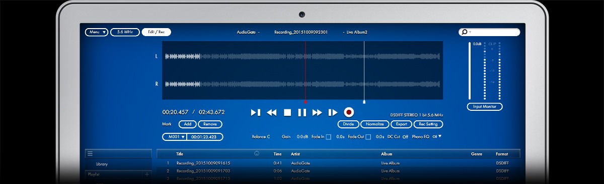 Download  AudioGate4 - HIGH RESOLUTION MUSIC PLAYER