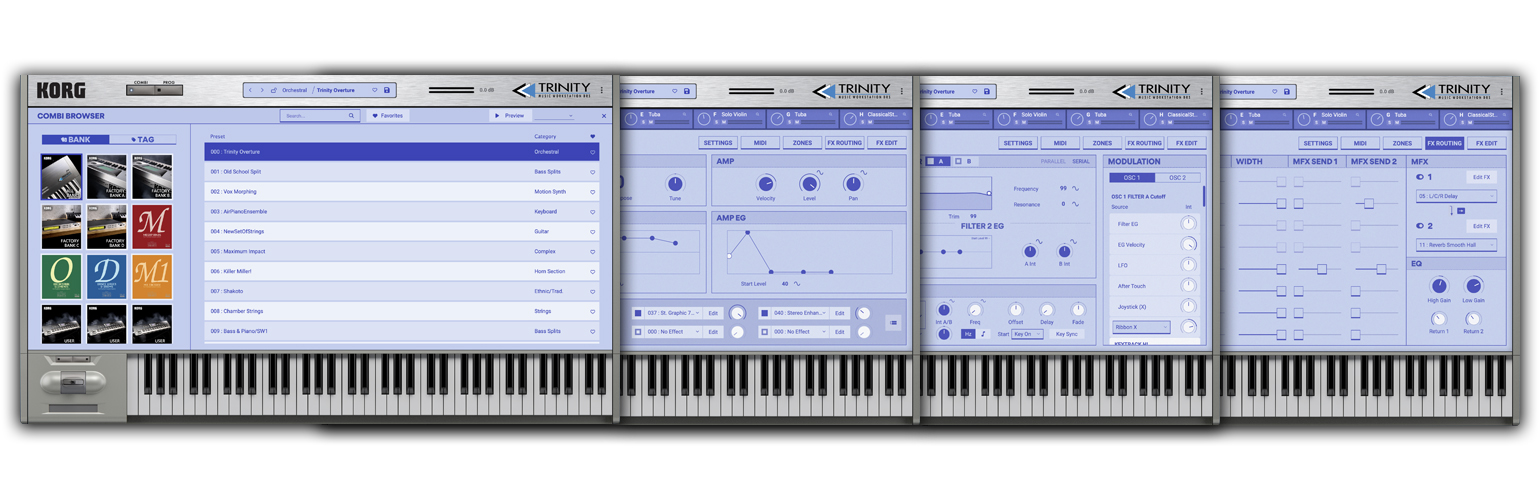 TRINITY for Mac/PC - MUSIC WORKSTATION DRS | KORG (USA)