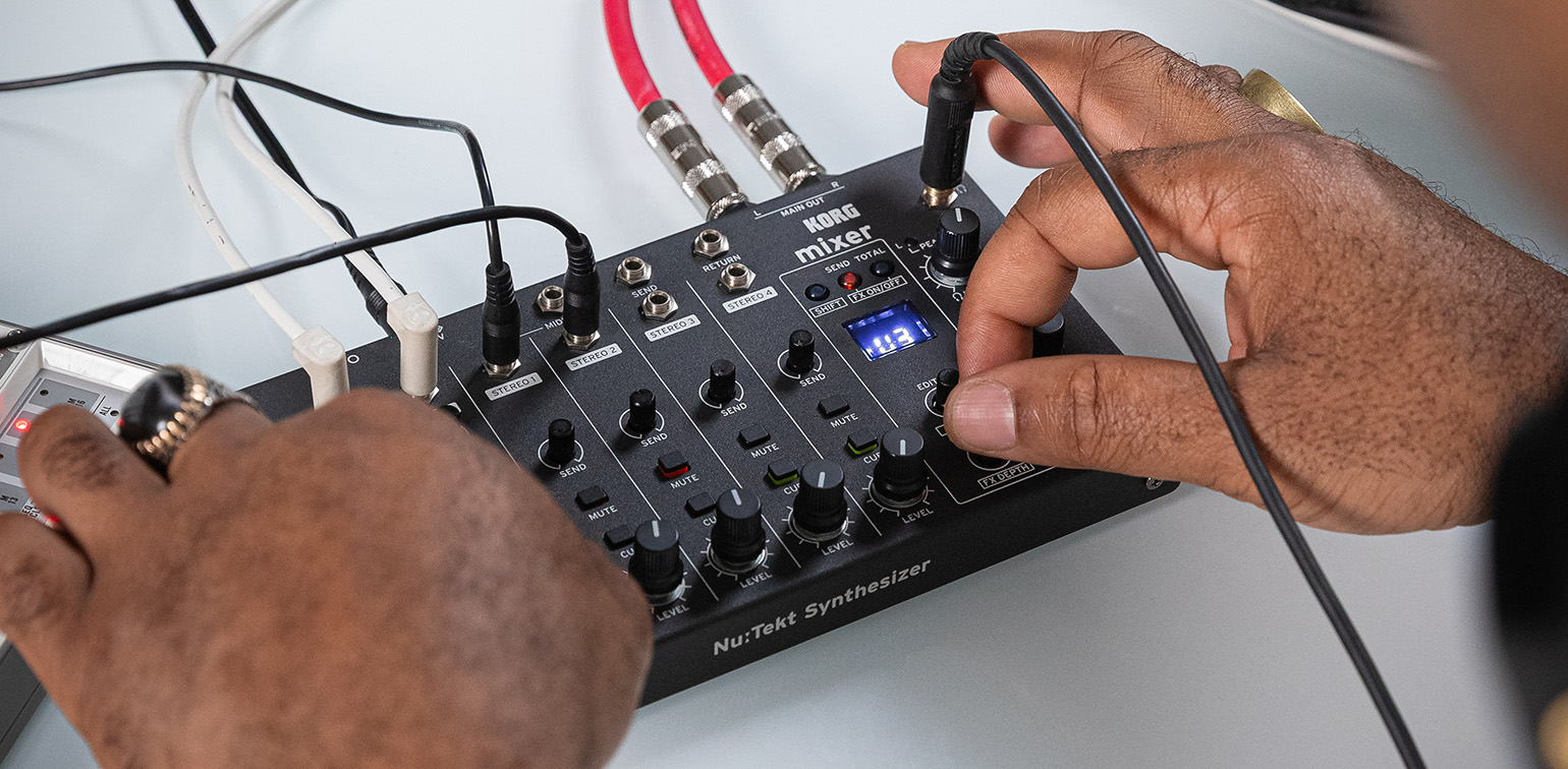 NTS-4 mixer kit - PERFORMANCE MIXER KIT | KORG (USA)