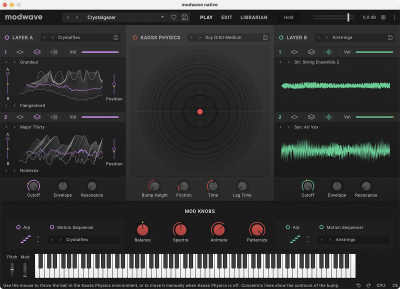 KORG MODWAVE Synthétiseur à table d'ondes - 663,00€ - La musique