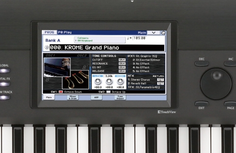 Features | KROME - MUSIC WORKSTATION | KORG (South Africa)